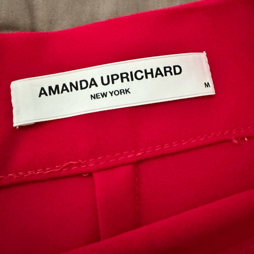 Never worn AMANDA UPRICHARD Red pants size Medium.